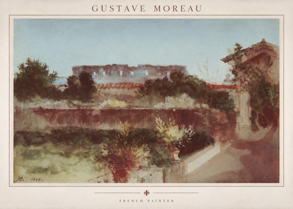Gustave Moreau Rome No3 - Póster