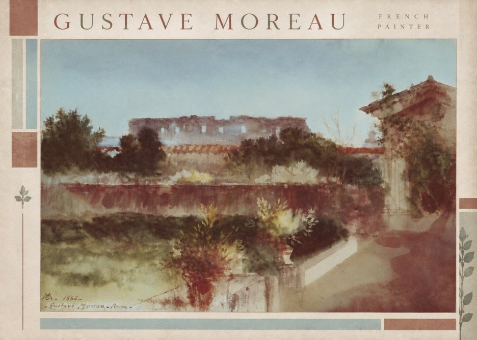Gustave Moreau Rome No6 - Póster
