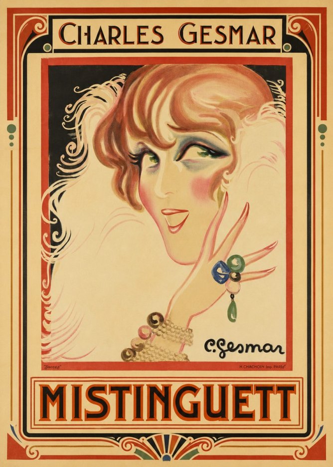 Charles Gesmar Mistinguett No1 - Póster