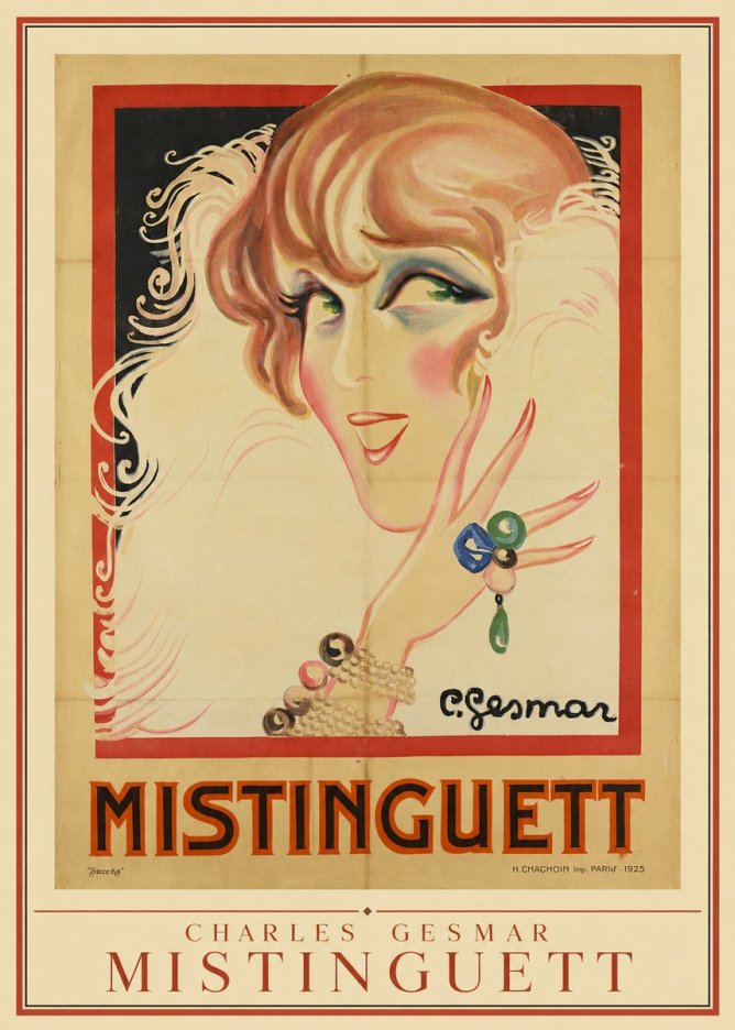 Charles Gesmar Mistinguett No4 - Póster