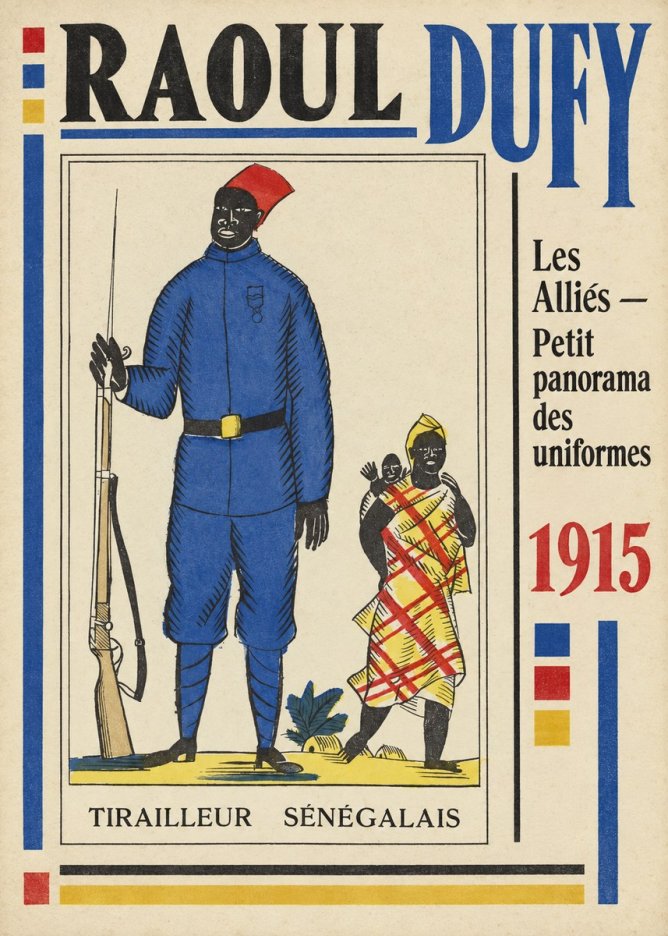 Raoul Dufy Tirailleur Sénégalais No2 - Póster
