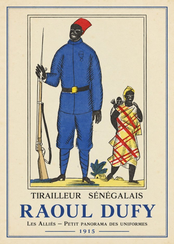 Raoul Dufy Tirailleur Sénégalais No4 - Póster