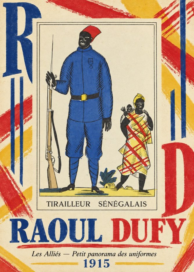 Raoul Dufy Tirailleur Sénégalais No5 - Póster