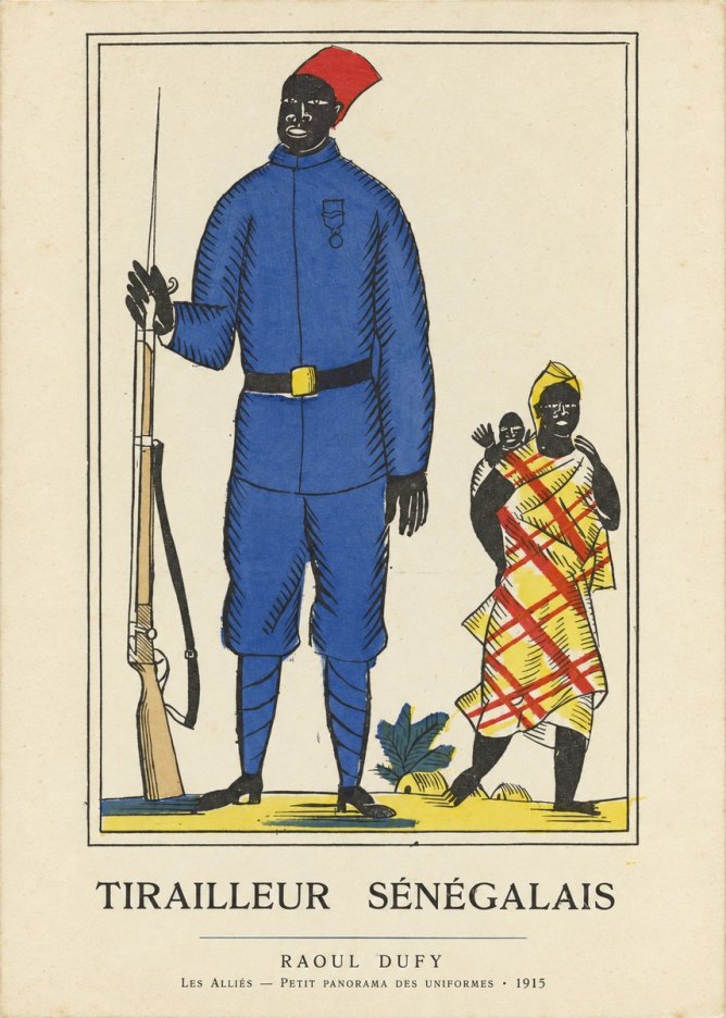 Raoul Dufy Tirailleur Sénégalais No6 - Póster