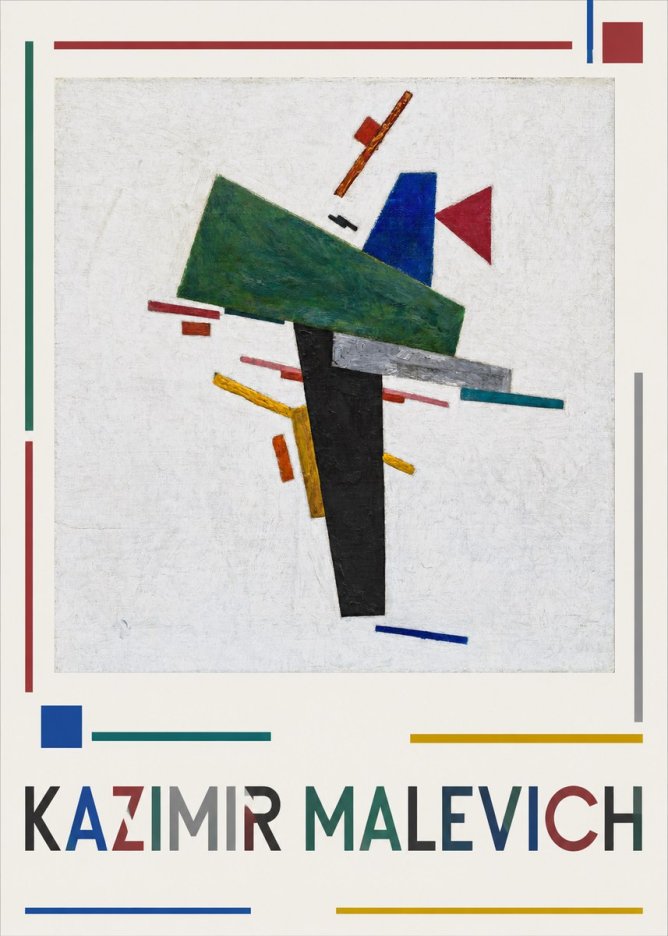 Kazimir Malevich Suprematist Composition II No1 - Póster