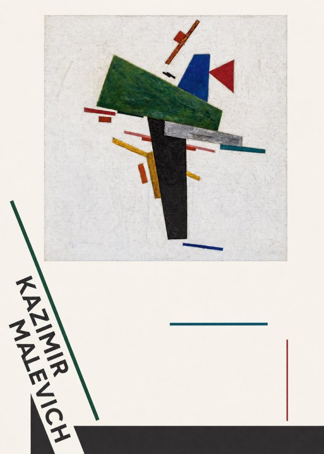 Kazimir Malevich Suprematist Composition II No2 - Póster