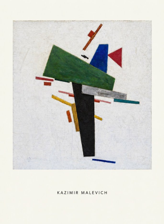 Kazimir Malevich Suprematist Composition II No3 - Póster