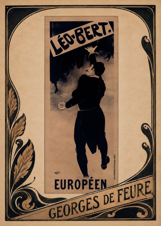 Georges de Feure Léo-bert. Européen No1 - Póster