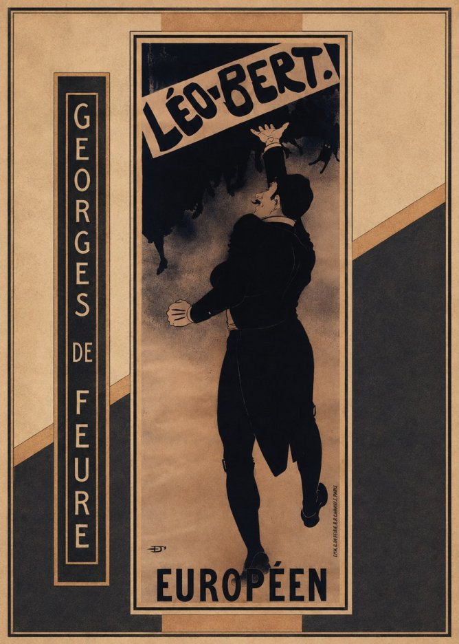 Georges de Feure Léo-bert. Européen No2 - Póster
