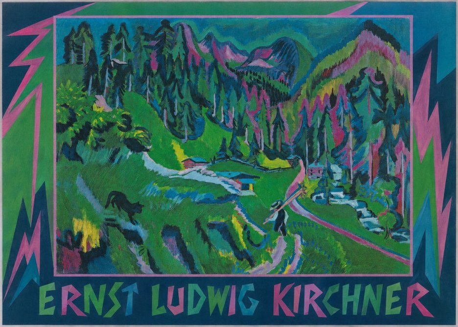Raphael Kirchner Davos in Summer No1 - Póster