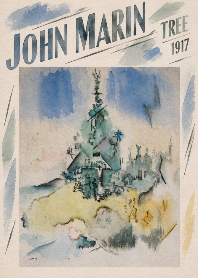 John Marin Tree No4 - Póster