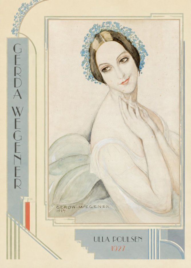 Gerda Wegener Ulla Poulsen No2 - Póster
