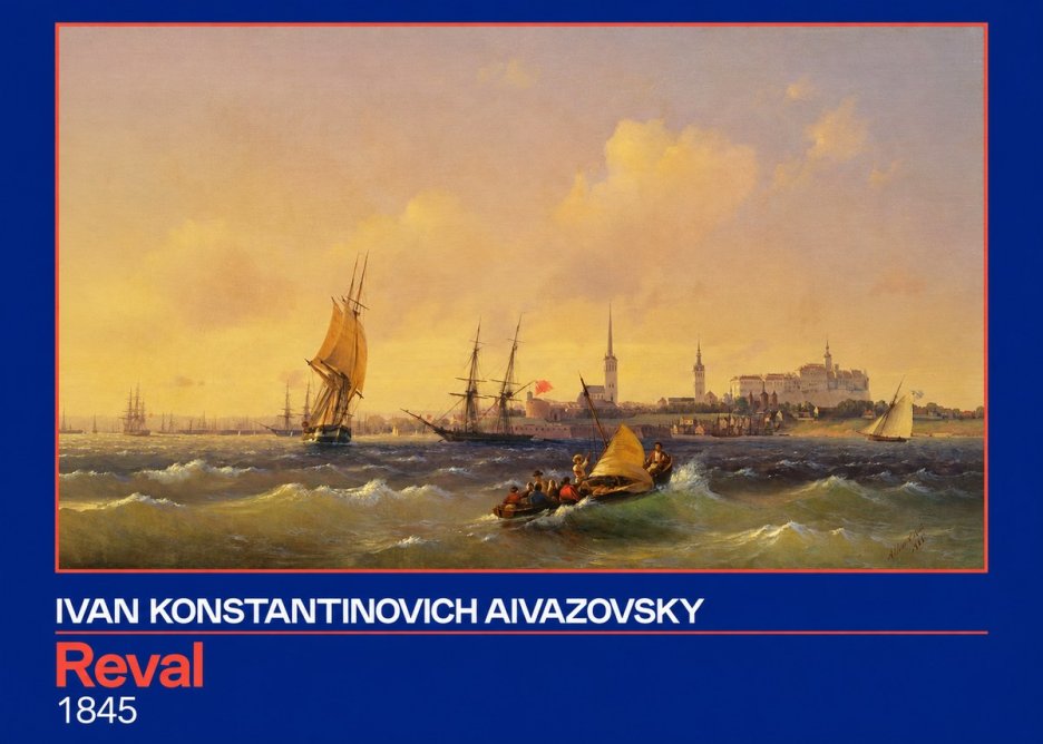 Ivan Konstantinovich Aivazovsky Reval No2 - Póster