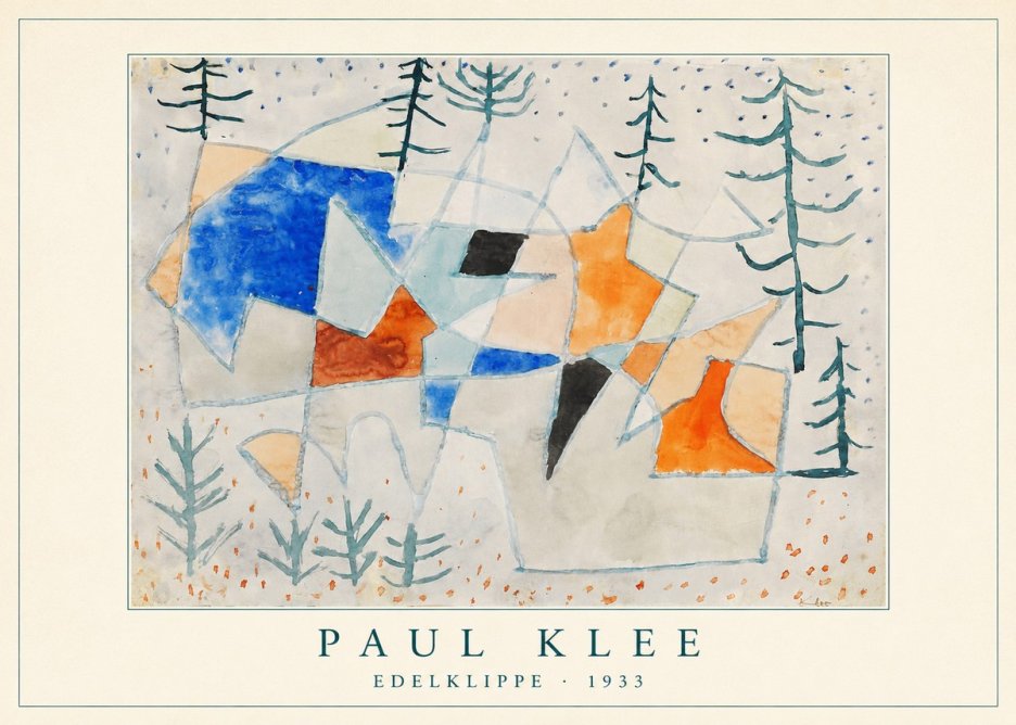 Paul Klee Edelklippe No3 - Póster