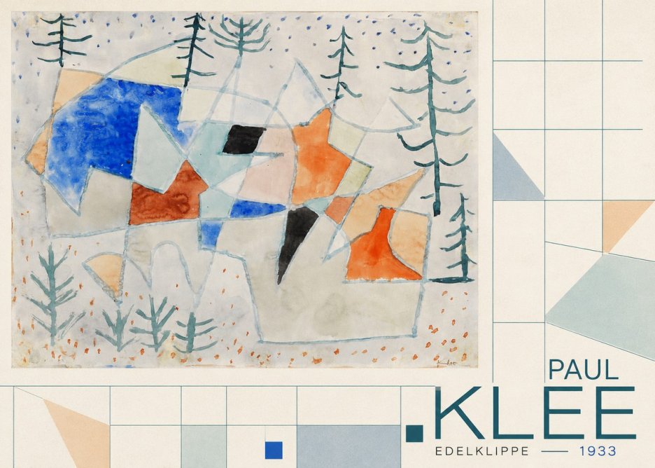 Paul Klee Edelklippe No4 - Póster