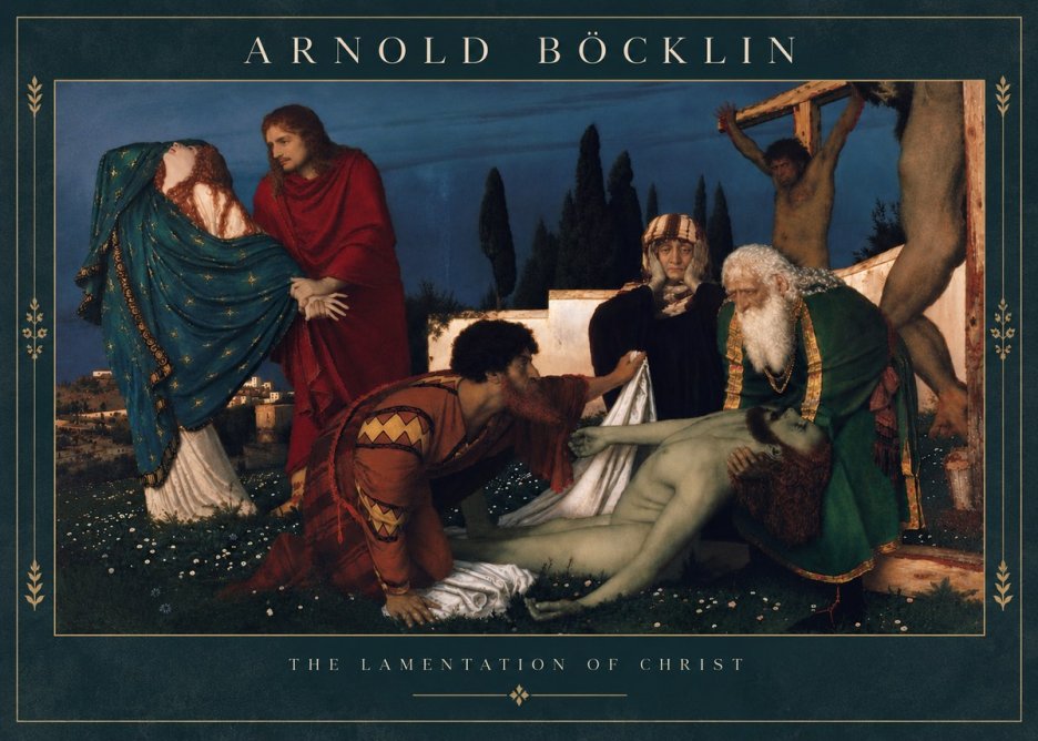 Arnold Böcklin The Lamentation of Christ No6 - Póster