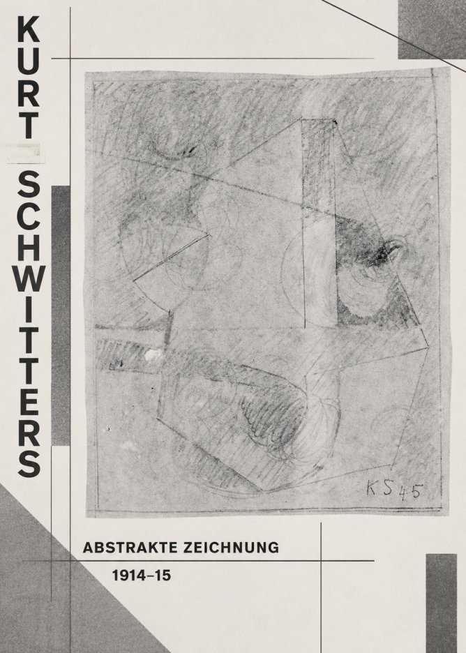 Kurt Schwitters Abstrakte Zeichnung No2 - Póster