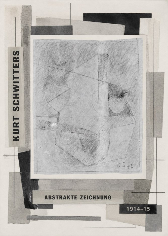 Kurt Schwitters Abstrakte Zeichnung No5 - Póster