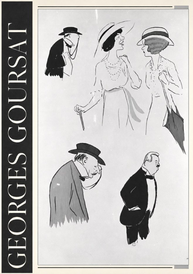 Georges Goursat Character Studies No3 - Póster