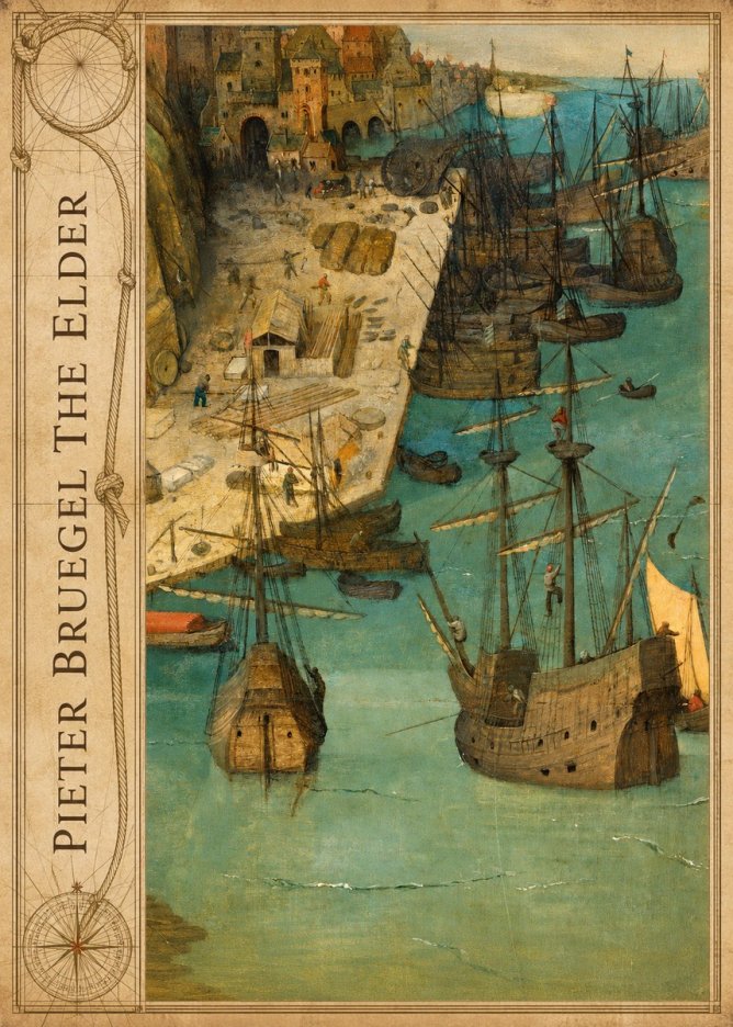 Pieter Bruegel A Port Scene No2 - Póster