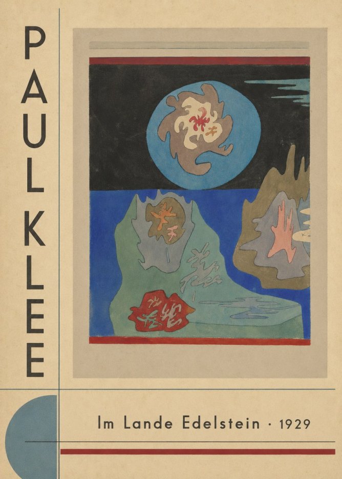 Paul Klee Im Lande Edelstein No5 - Póster