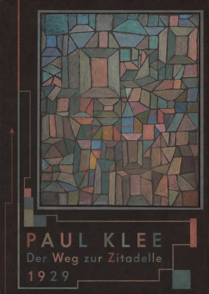 Paul Klee Der Weg Zur Zitadelle No2 - Póster