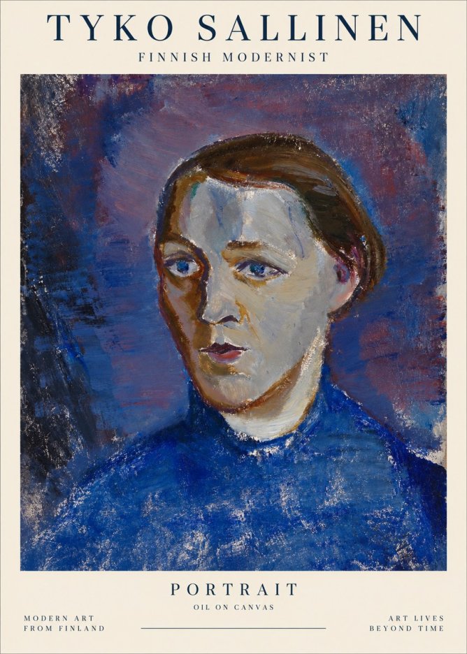 Tyko Sallinen Portrait II No1 - Póster
