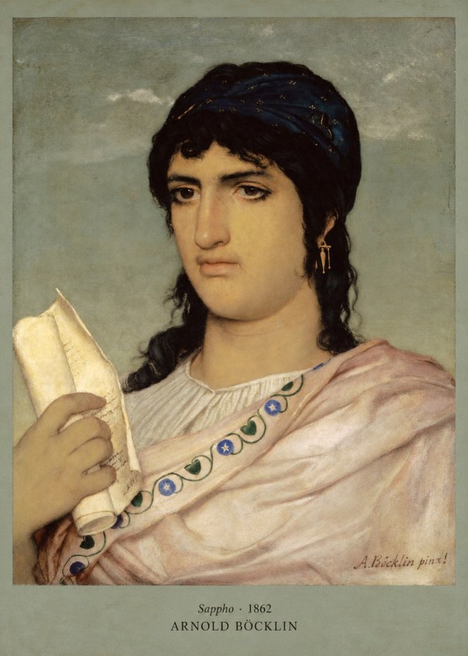 Arnold Böcklin Sappho No2 - Póster