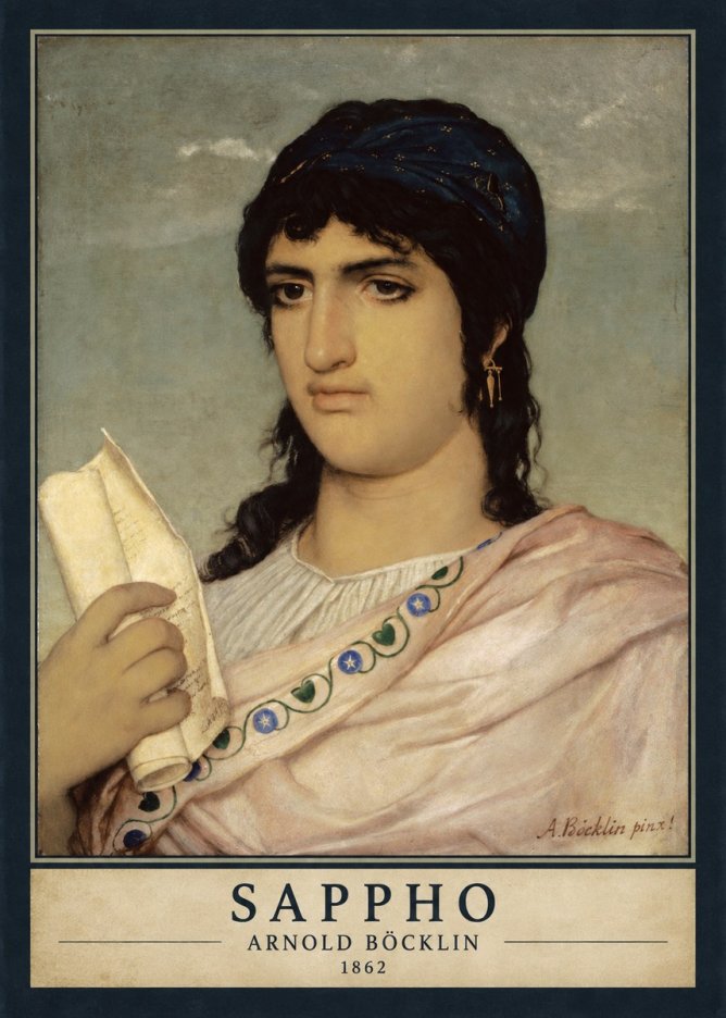 Arnold Böcklin Sappho No4 - Póster