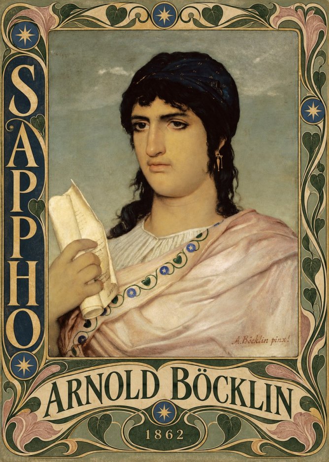Arnold Böcklin Sappho No5 - Póster