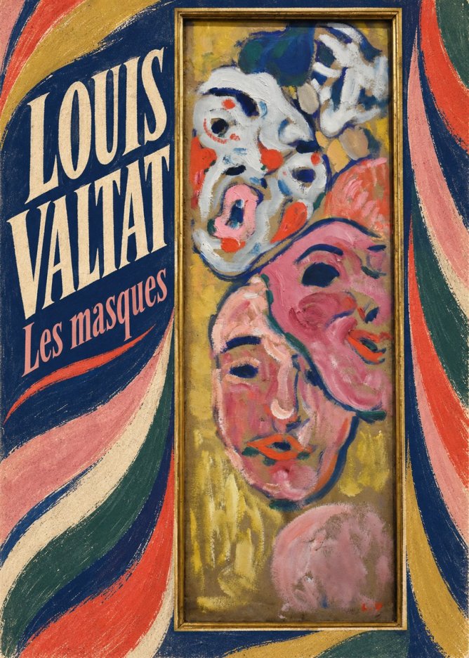 Louis Valtat Les Masques No6 - Póster