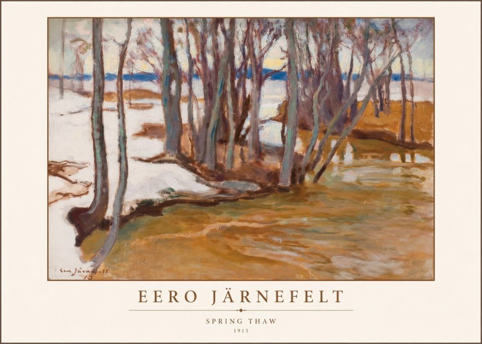 Eero Järnefelt Spring Thaw No1 - Póster