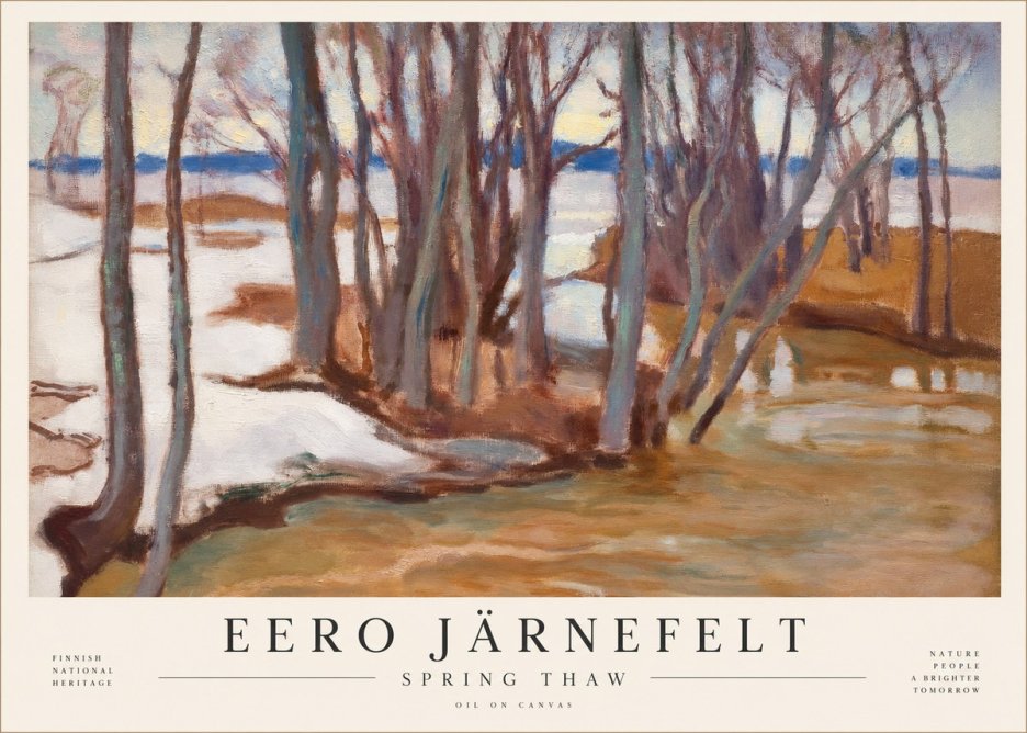 Eero Järnefelt Spring Thaw No4 - Póster