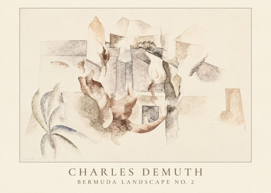 Charles Demuth Bermuda Landscape No. 2 No4 - Póster