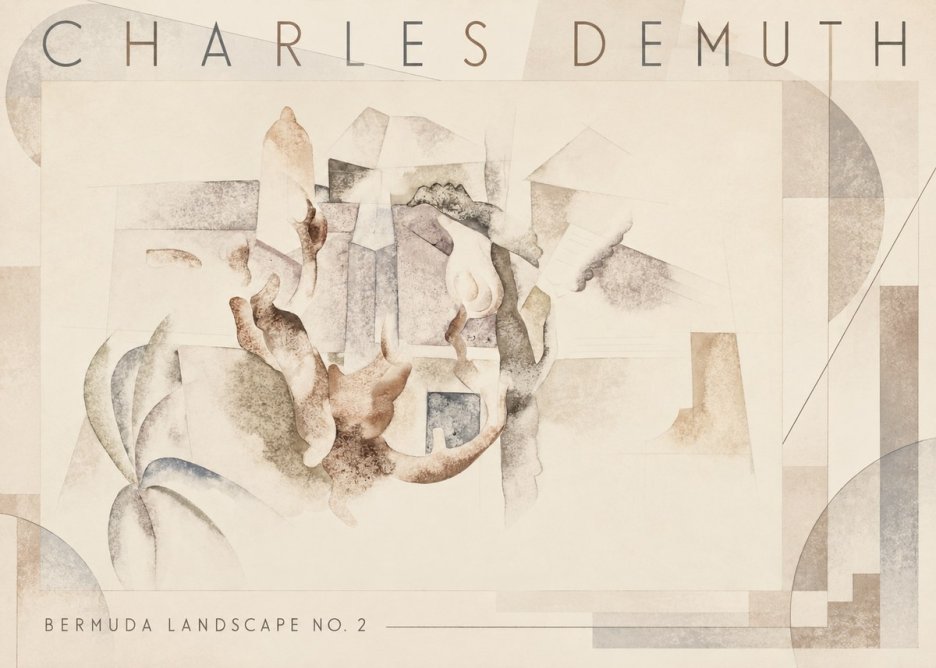 Charles Demuth Bermuda Landscape No. 2 No5 - Póster