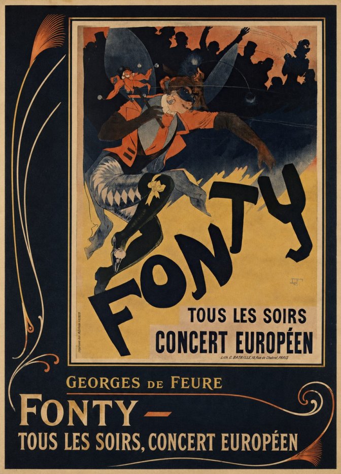 Georges de Feure Fonty III No6 - Póster