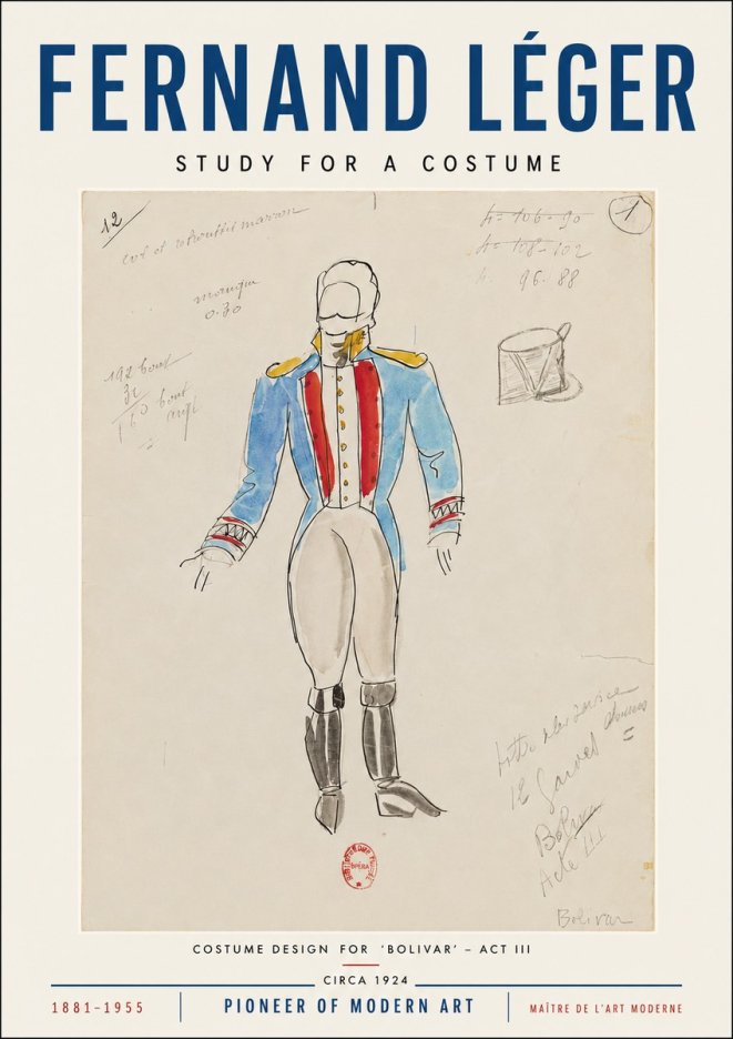 Fernand Léger Bolivar Acte Iii No4 - Póster