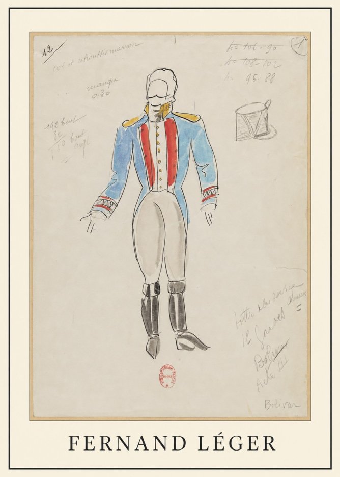 Fernand Léger Bolivar Acte Iii No5 - Póster