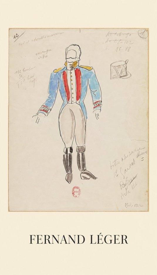 Fernand Léger Bolivar Acte Iii No6 - Póster