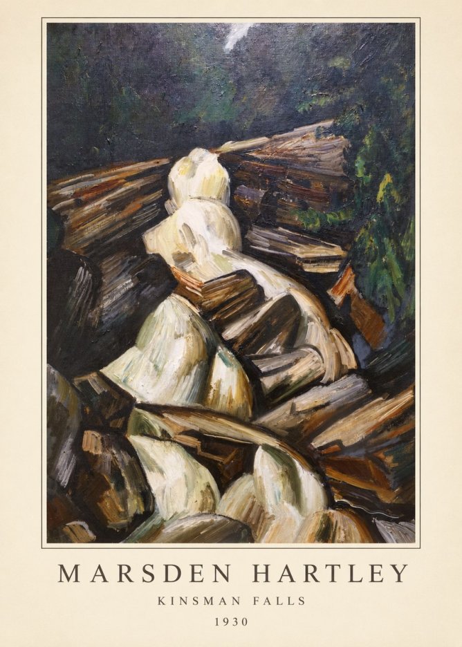 Marsden Hartley Kinsman Falls No3 - Póster
