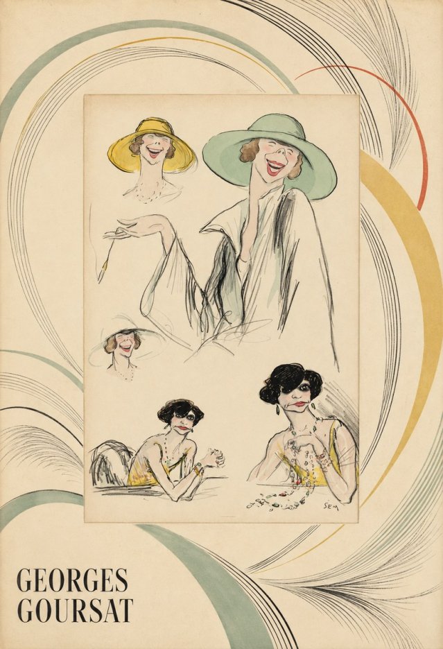 Georges Goursat Elegant Parisian Caricatures No4 - Póster
