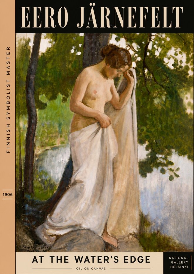 Eero Järnefelt At the Water's Edge No5 - Póster