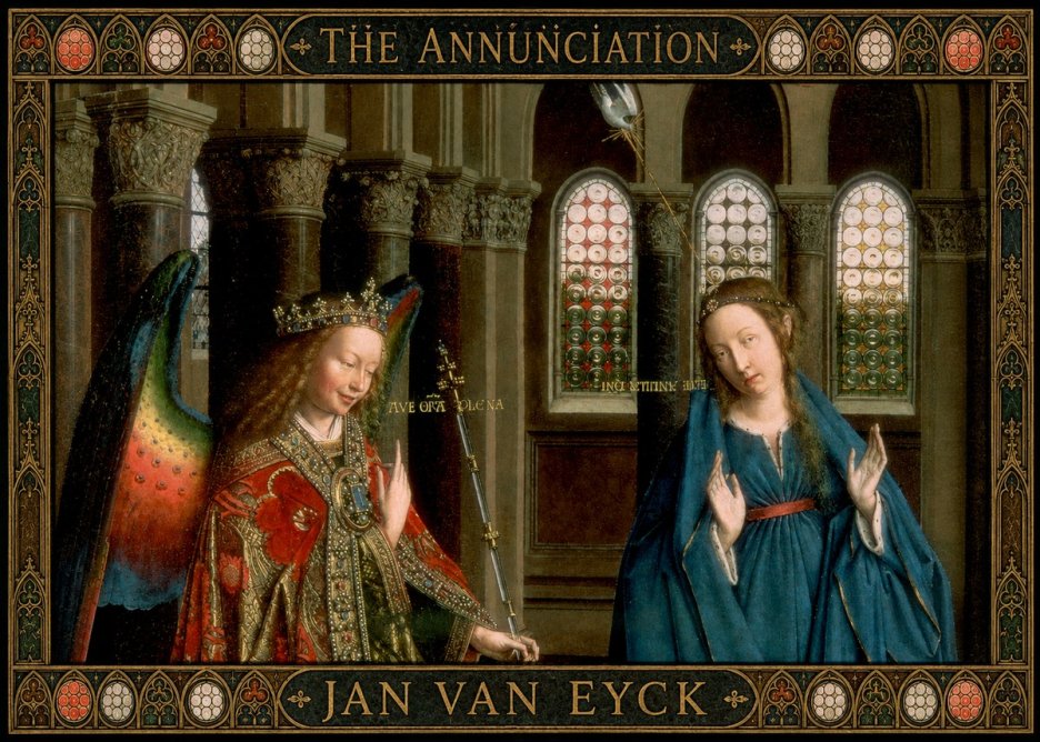 Jan van Eyck The Annunciation II No6 - Póster