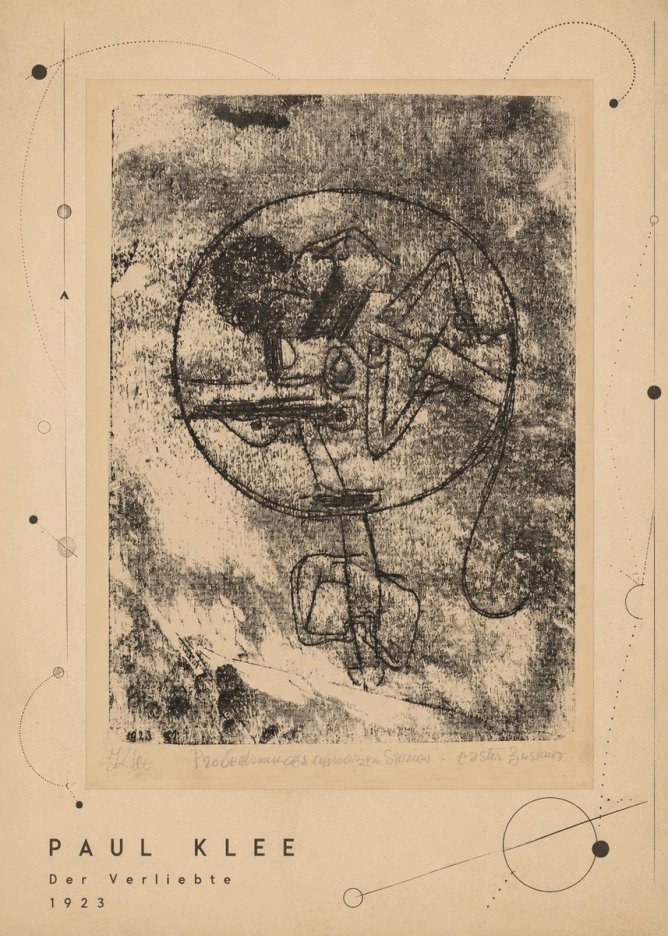 Paul Klee Der Verliebte III No3 - Póster
