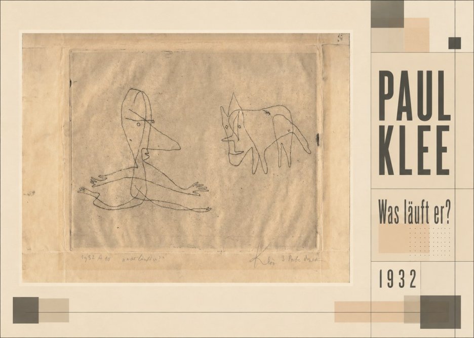 Paul Klee Was Läuft Er? No3 - Póster