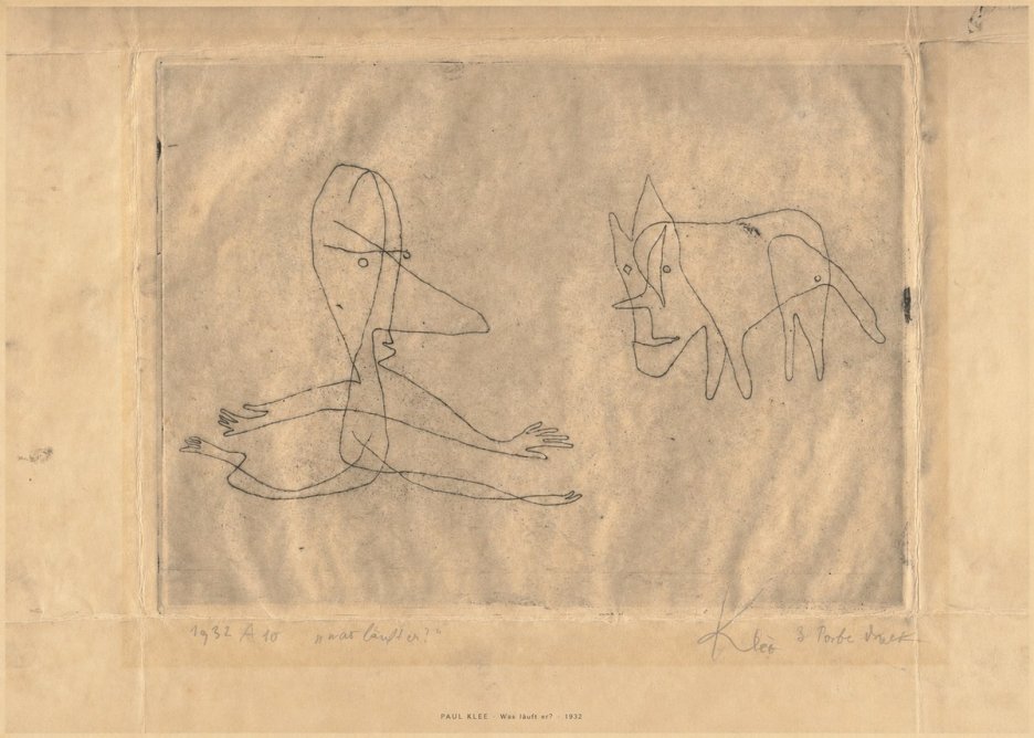 Paul Klee Was Läuft Er? No6 - Póster