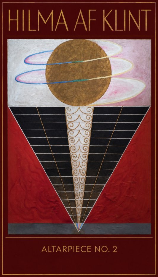Hilma af Klint The Ten Largest, No. 1, Childhood II No3 - Póster