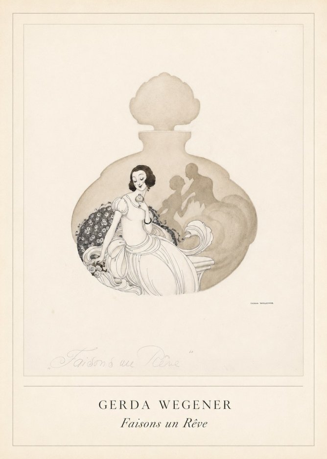 Gerda Wegener Faisons Un Rêve No4 - Póster