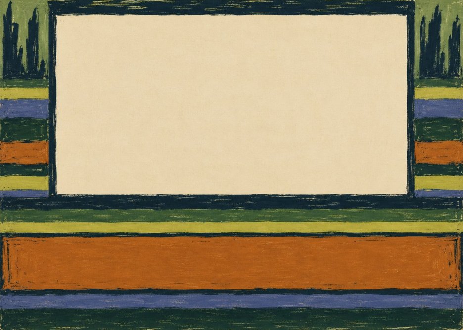 Max Pechstein Art Deco Landscape Frame No4 - Póster