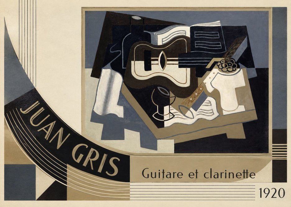 Juan Gris Guitare Et Clarinette No4 - Póster